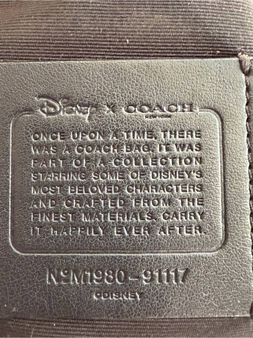 Disney x COACH Mini Abby Duffle Shoulder Bag Bambi Thumper Black Leather - Picture 14 of 16